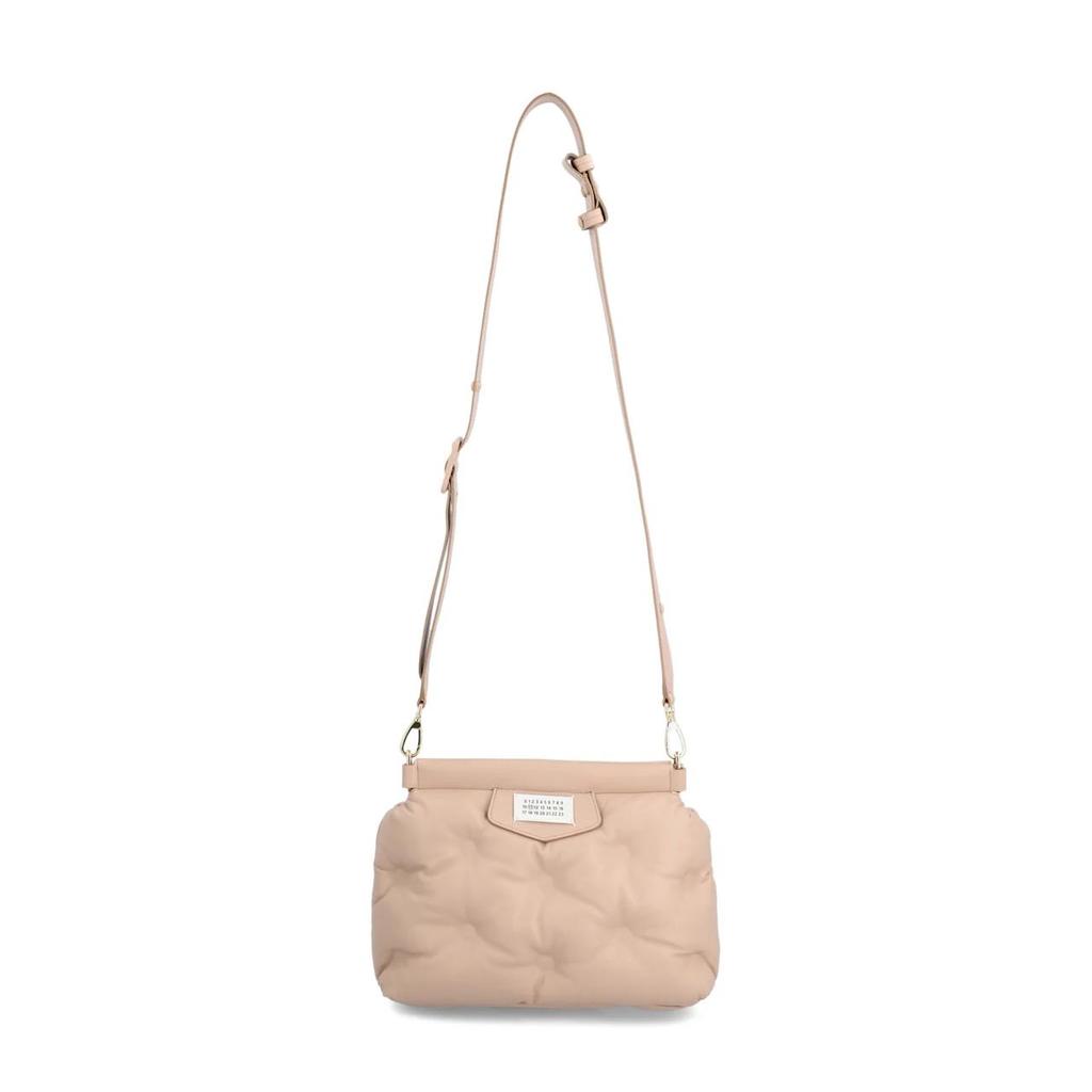 Maison Margiela Digital Signage Calfskin Crossbody Shoulder Bag Women Bags Pink SB1WG0028P4300T4310
