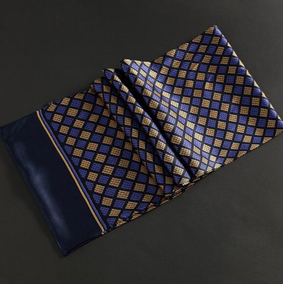 100% Natural Silk Double Layer Cravat Men's Silk Printed Long Scarf Premium Gift for Men 28x160cm