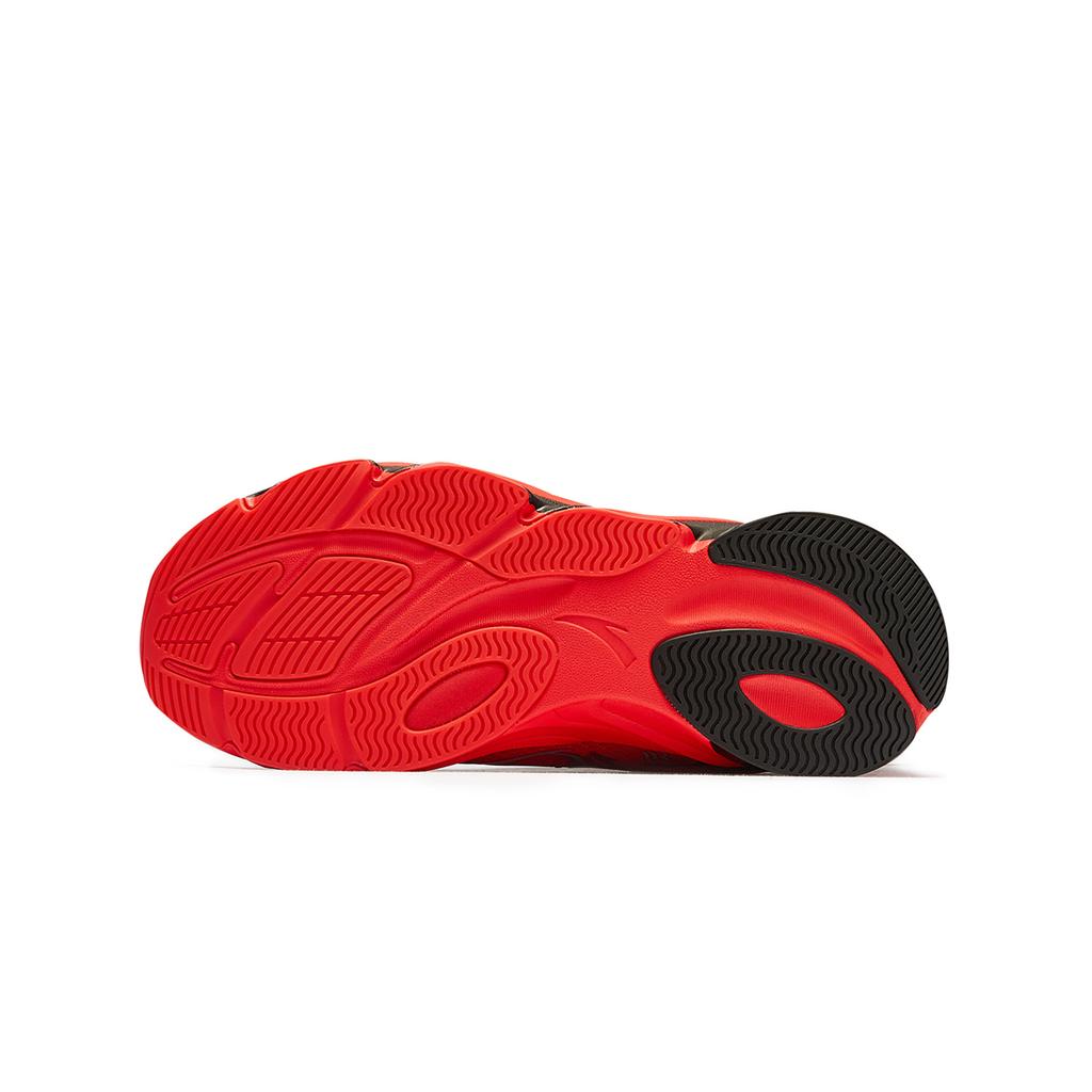 Anta Kids Running Series Spring Low Top Running Shoes Kids sneaker Black Hot-Red 332515504U