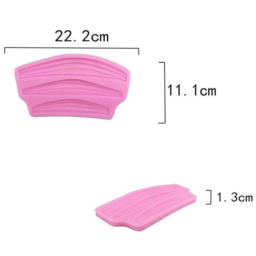 

1 Pcs New Ideas Classic Cake Border Silicone Mold Fondant Kitchen Chocolate Baking розовый