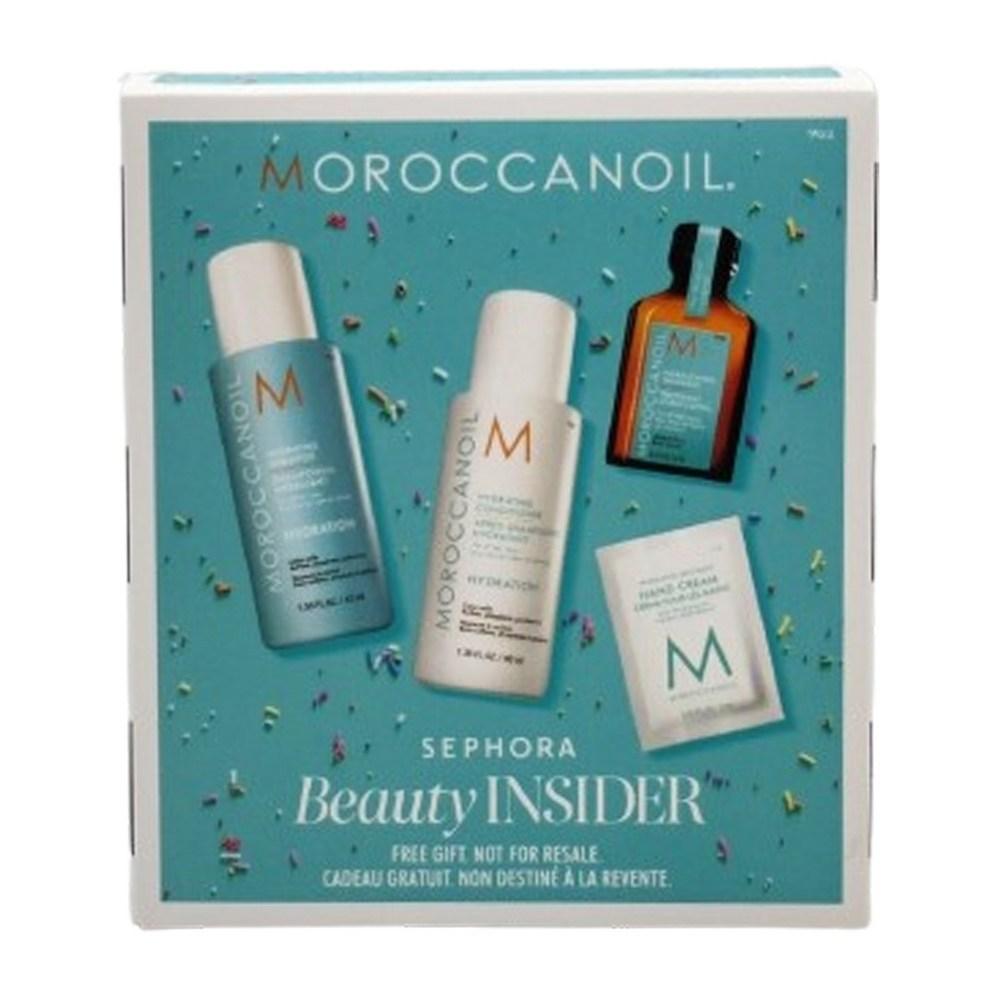 Moroccanoil Beauty Insider Reise-Shampoo 40ml + Rinse Haaröl 15ml Handcreme 3ml, 1 Stück