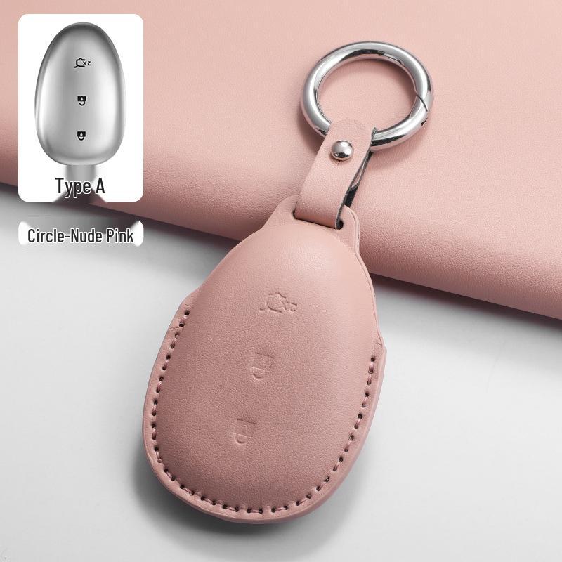 

2026 Changan Qiyuan A07 Key Cover: Stylish Rice White Protective Shell for Women (2023+ Models)