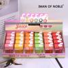 24-Piece Set: Transparent Moisturizing Fruit-Flavored Lip Gloss with High Shine and Hydration