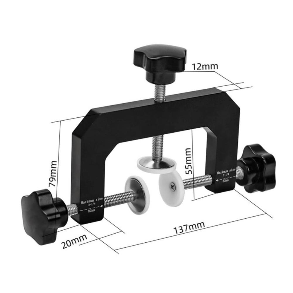 Clemă de fixare pentru prelucrarea lemnului Clemă în formă de G cu trei căi Clemă pentru instalarea dulapurilor Clemă de strângere Forță de strângere Clemă din aliaj de aluminiu Scule de mână
