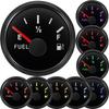 8 Color Light 52mm Fuel Level Gauge 0-190ohm,240-33ohm Waterproof Auto Car Oil Tank Level Meter Indicator for Boat 12V24V
