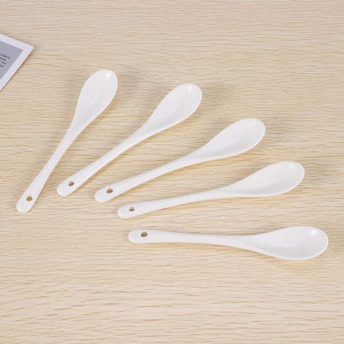 Ceramic Spoons/teaspoons, 5 Pieces/set
