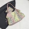 Women Denim Star Tote Bag, Large Capacity Casual Shoulder Bag Y2K Style Vintage Handbag for School, Daily & Travel With Star Pendant