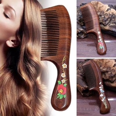 Anti-static Hair Comb Delicate Sandalwood Comb Beard Comb  Hair Care Tool Beauty Accessories