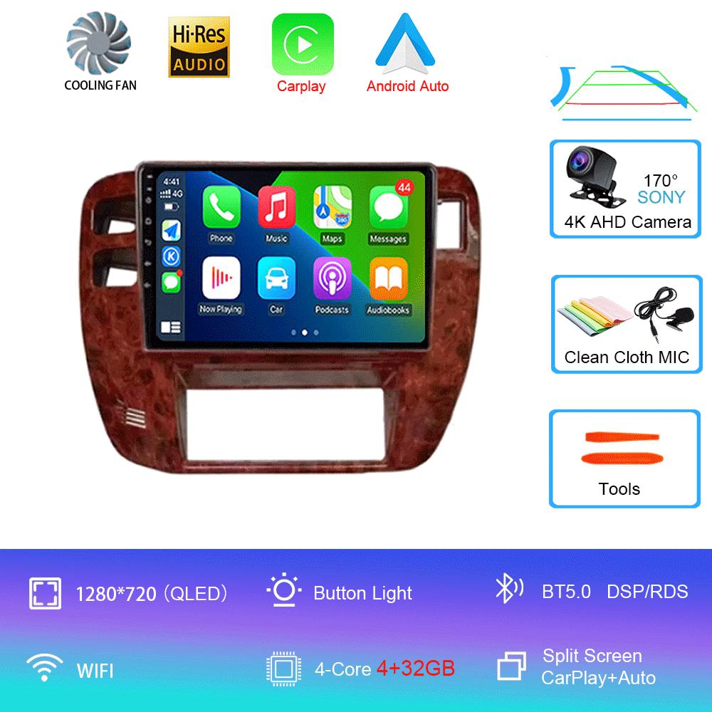 Android 14 Car Radio For For Nissan Patrol 1997-2005 CarPlay Stereo GPS Navigation Multimedia Video Player Autoradio Audio 4G