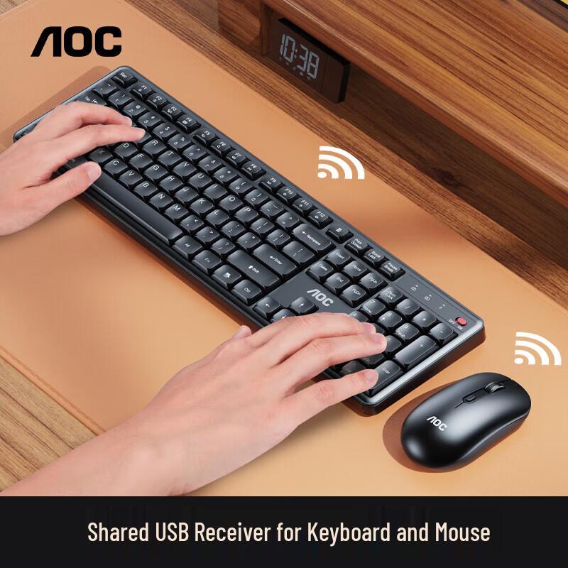 AOC KM460 Wireless Keyboard and Mouse Set