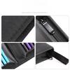 36/48/72/120/200 Holes Colored Pencils Storage Bag Large Capacity Case  Black Pencil Case Pen Curtain School Supplies