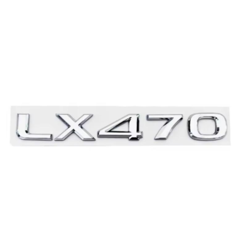 3D ABS Logo For Lexus GX470 LX570 LX600 RX350 RX300 Emblem Number Letters Sticker Car Trunk Badge Adhesive Decal Accessories AEM1