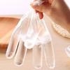 100/200/500Pcs Disposable Gloves Plastic Gloves Transparent Eco-Friendly Cleaning Gloves for DIY Cooking Kitchen Accessories