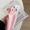 Luxury Candy Matte for Magsafe Case for iPhone 17 Air 16 15 14 13 12 Pro Max 11 16Plus 16E 17Pro Magnetic Clear 2 IN 1 Cover