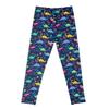 Girls' Cute Cartoon Print Sports Leggings - Stretchy and Stylish Tights