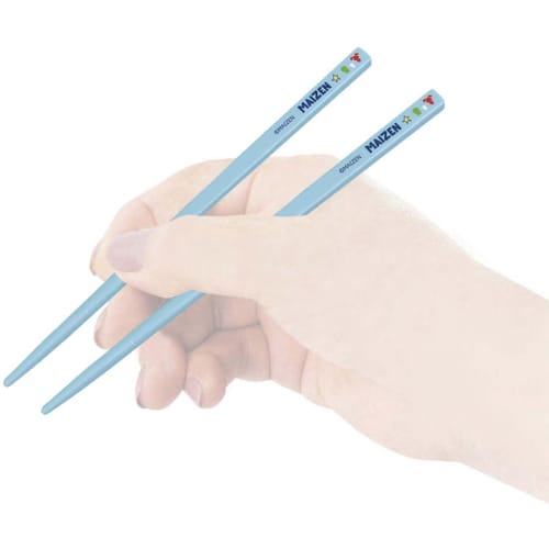 Skater Children's Chopsticks and Chopstick Case Set, 16.5cm, for Lunch Boxes, Antibacterial, Easy-Opening Sliding Design, Made in Japan, for Boys and