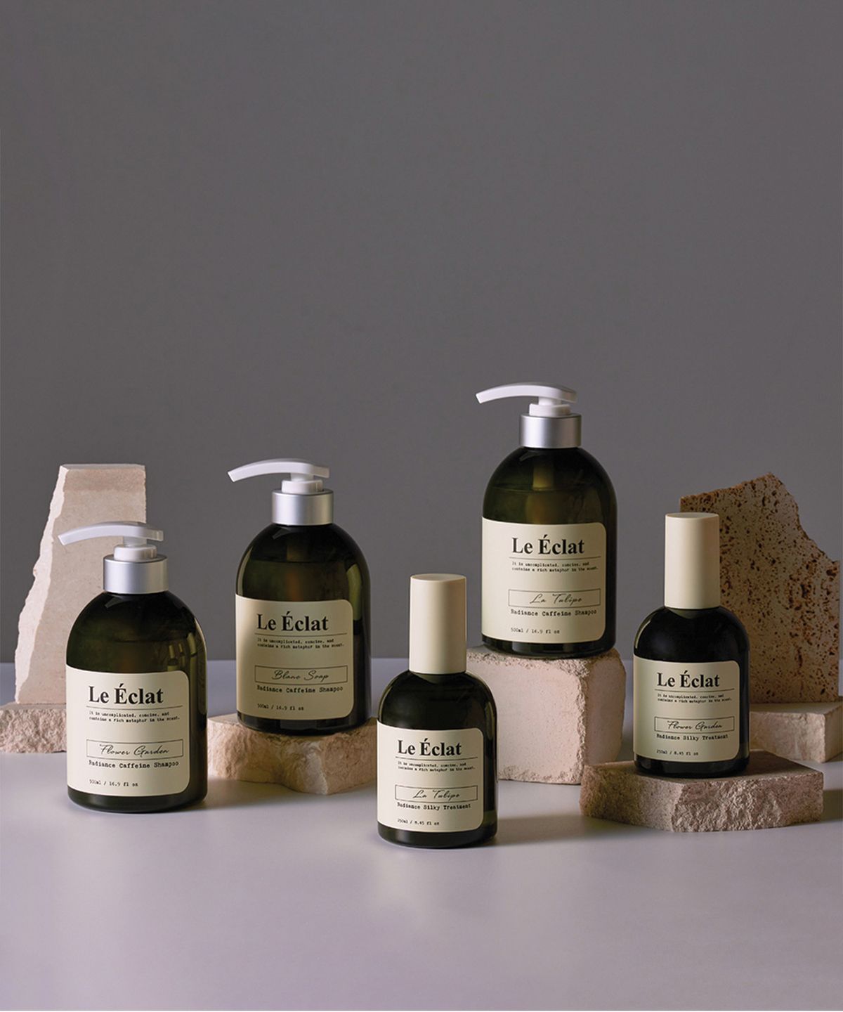 Radiance Caffeine Shampoo 500ml 3-Piece Set