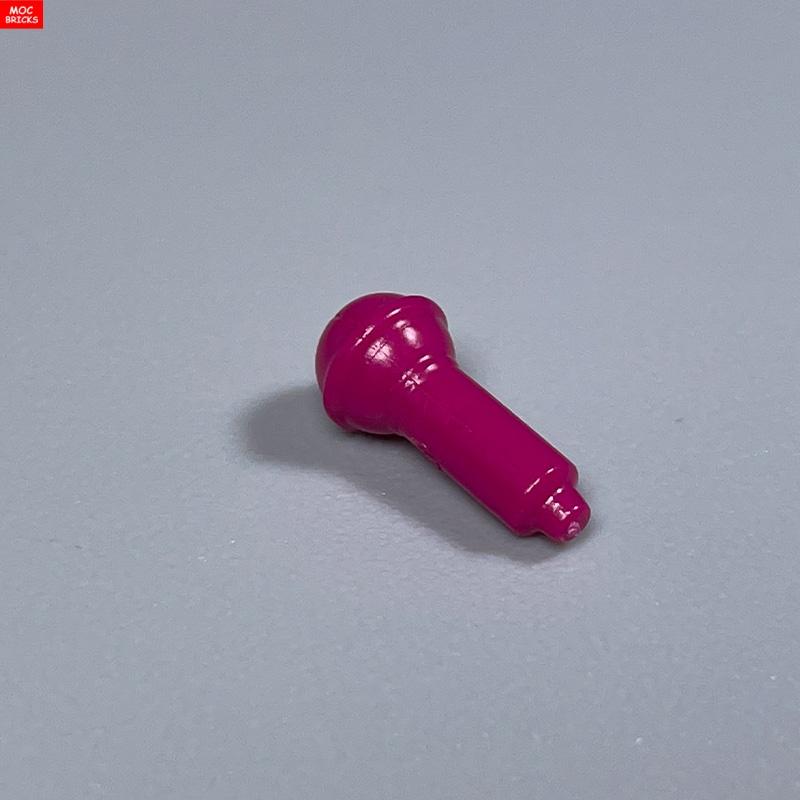 10pcs/lot MOC Bricks Utensil Microphone Fit with 90370 Movie Building Blocks DIY Dolls Toys For Children Gifts