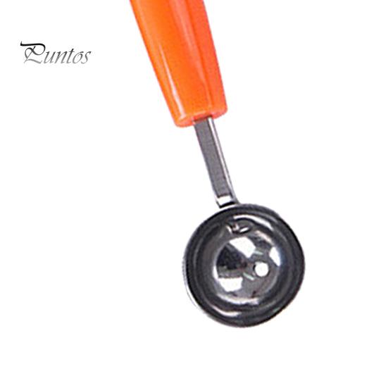 Double End Ball Scoop Labor Saving Anti Deformed Sawtooth Design Melon Ball Spoon Household Supplies