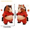 2Pcs Cute Shiba Inu Dog Cat Belly Sticker With A Soft Pink Background Silicone Self-Adhesive Sticker For Phone Car Decoration