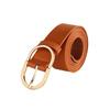 Korean Ins Versatile Square Japanese-buckle Belt for Women, Black Fashionable and Elegant Decoration, New Year's Belt for Ladies