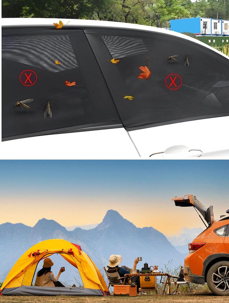 Car Sunshade, Side, Screen Door, Curtain Net, For Sleeping In the Car, Goods, Car