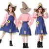 Womens Halloween Costume Set Witch Hunter Fairy Pirate Scarecrow Fantasy Cosplay Outfit Adult Party Stage Performance