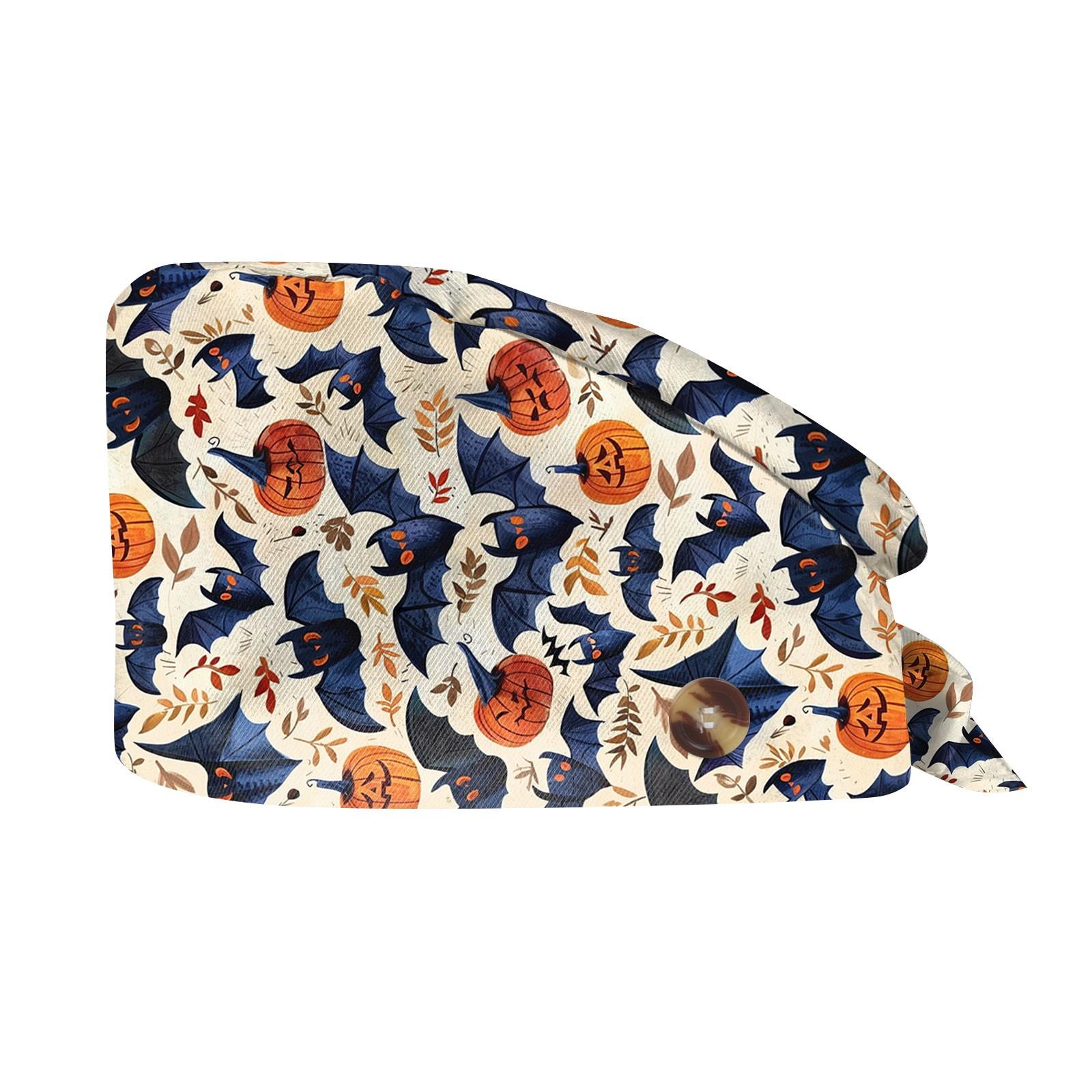 Модная шляпа для работы на Хэллоуин с принтом Повседневная кепка с сумкой One Size жёлтый — фото 3