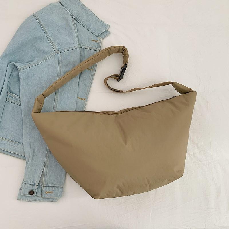 

Дорожная однотонная сумка через плечо женская сумка большая вместимость сумка через плечо хаки