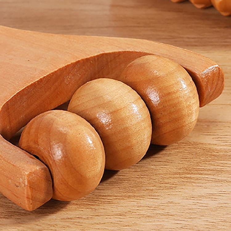 Soothing Wood Body Roller Gentle Massage Tool for Women and Men Massage Roller Deep Tissue Roller