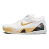 Nike Kobe 9 Tlumení Protiskluzové Odolné proti oděru Nízké Basketbalové boty Unisex Bílá Zlatá FZ7334-100(Tým501-)