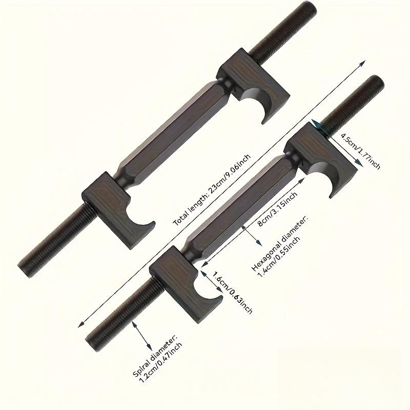 2Pcs Heavy Motorcycle Car Spring Compression Tool, Heavy Spring Compressor for Vehicle Maintenance Removal/installation Spring