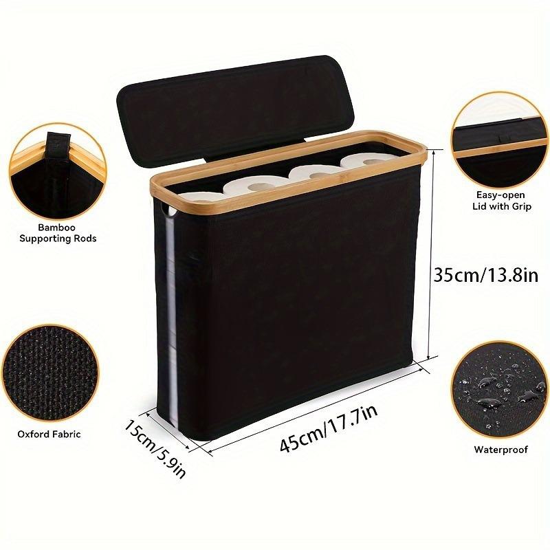 Badezimmer Toilettenpapier Aufbewahrungskorb Box Sichtbarer Taschentuch Organizer Ständer Zubehör