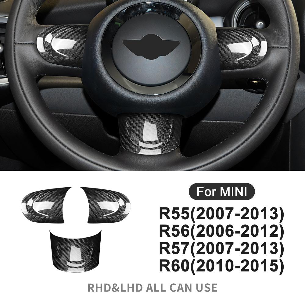 Pro MINI Cooper Countryman R60 R55 R56 R57 2010 2011 2012 Skutečný kryt volantu z tvrdého uhlíkového vlákna a ozdobné doplňky