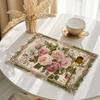 4/6/8pcs Luxury French Placemats, Rococo Style Plant and Floral Patterned Placemats, Daily Kitchen and Dining Room Decorations, and Party Table