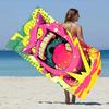 Children'S Bath Towel Gengar Towel Theme Beach Blanket Quick Dry Soft Swimming Towel For Beach Pool Bathyoga