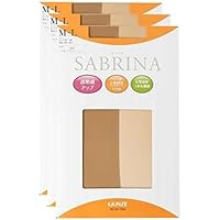 [Gunze] Sabrina Smooth Zokki PS Stockings, 3-Pair Pack, SP76, Women s бежевый