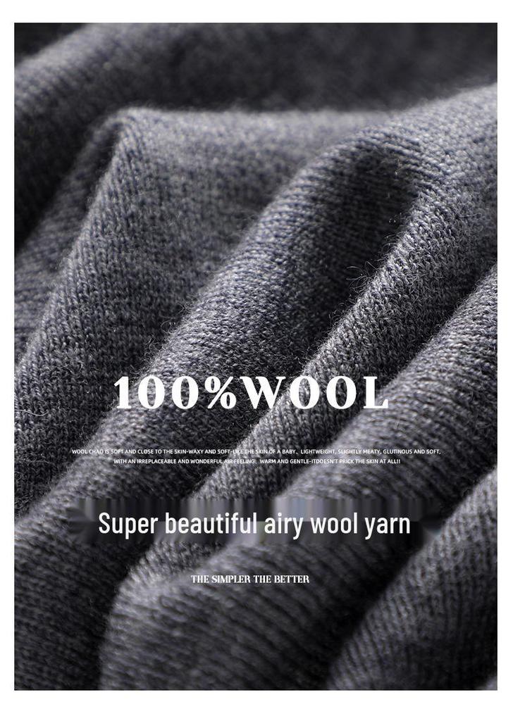 2025 Women's 100% Wool Seamless Slim Fit One-Shoulder Fine Knit Sweater, Machine Washable, 18 Gauge Yangzi Yarn
