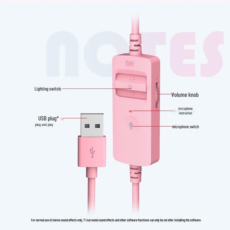 EDIFIER G2 Cute Cat Edition USB 7.1 Gaming Headset