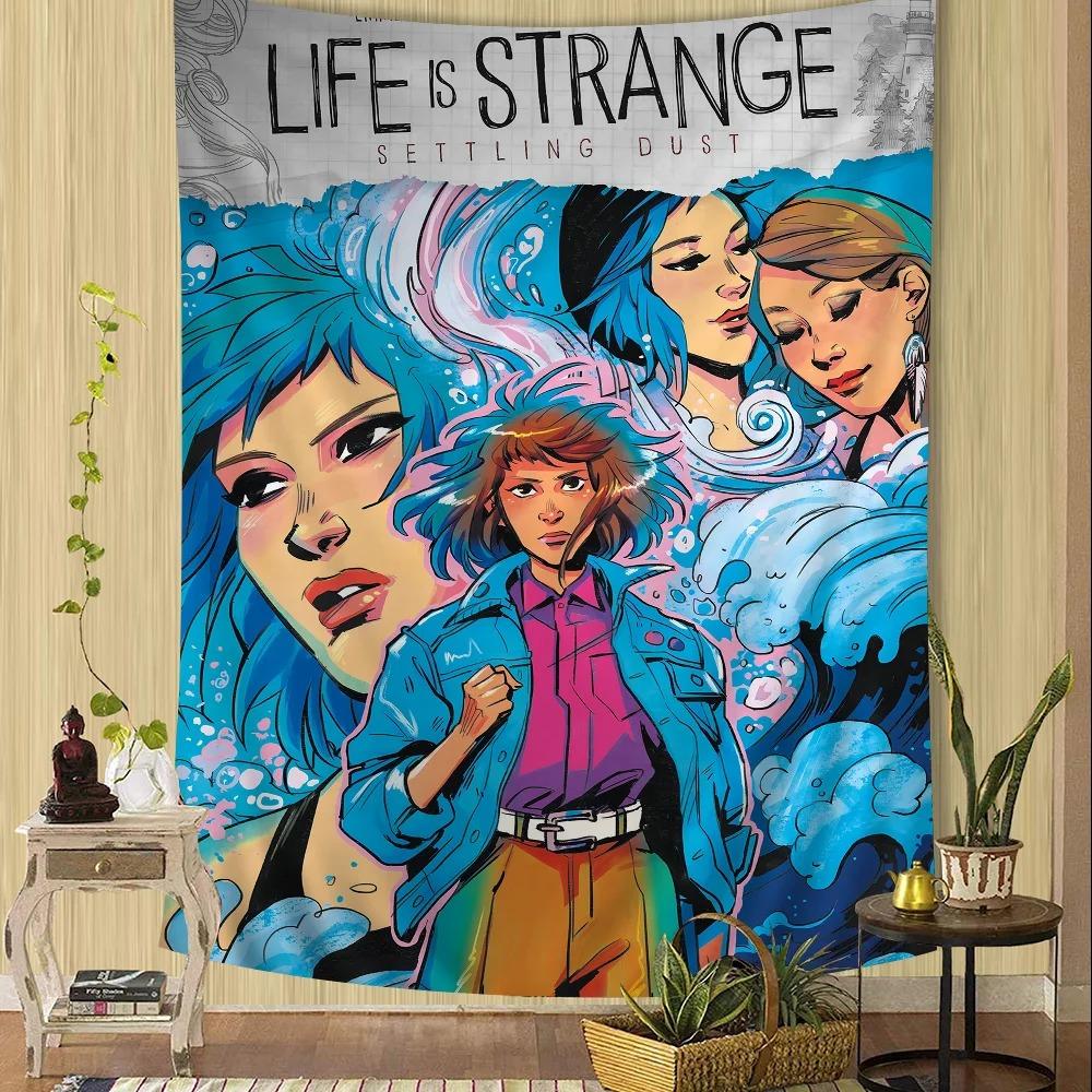 Tapestry stampata Life is Strange da appendere alla parete carta dei tarocchi gonna da parete hippie decorazione per dormitorio casa