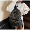 Simple Design Quilted Backpack Casual Daily Backpack for Women Lightweight Classic Style Ideal for School Travel Commute and Fashion Outfits