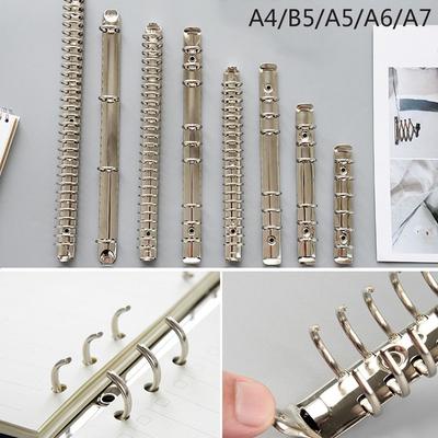 Refillable Accessory Metal Ring Binder Loose-leaf File Folder Binder Clip Notebook Binding Hoops