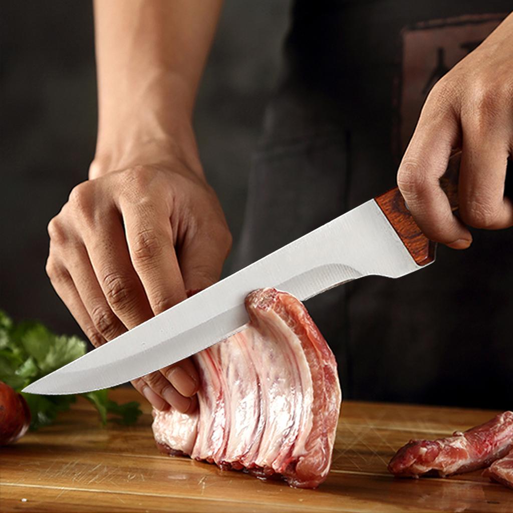 Stainless Steel Slaughter Multipurpose Knife Boning Knife Slicing Knife Fruit Knife