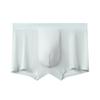 Plus Size Men's Summer Ultra Thin Oyster Vegetable Antibacterial Crotch Ice Silk Non Mark Quick Drying Mid Waist Flat Angle Briefs