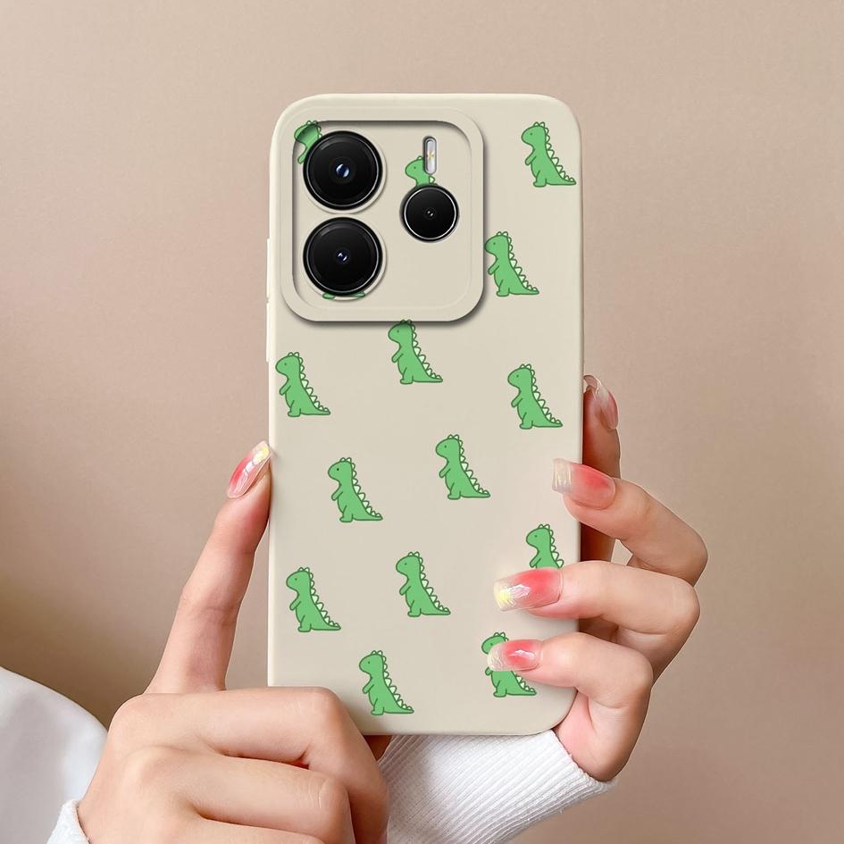 Pentru Redmi Note 12R 12Turbo 11 12 14 12S 11S 11E 14S 11T Pro Plus 4G 5G Carcasă de telefon Naughty Dinosaur Advanced Silicone Protector Carcasă pentru Redmi Capa