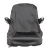 Riding Lawn Mower Seat Cover, Waterproof Tractor Seat Cover with 2 Storage Pockets, Large, Black