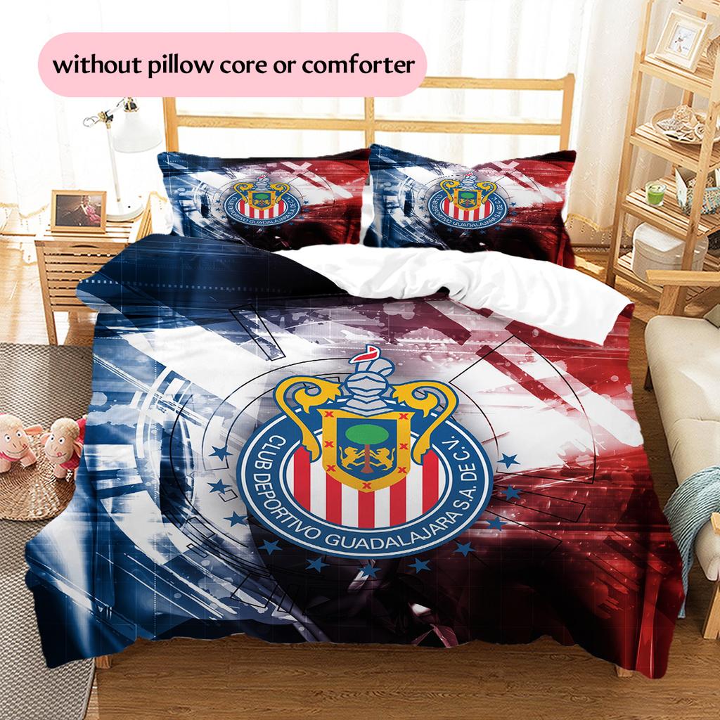 Guadalajara Pattern Bedding Quilt Set Home Decoration Gift (1 * duvet cover + 2 * pillowcase without core)