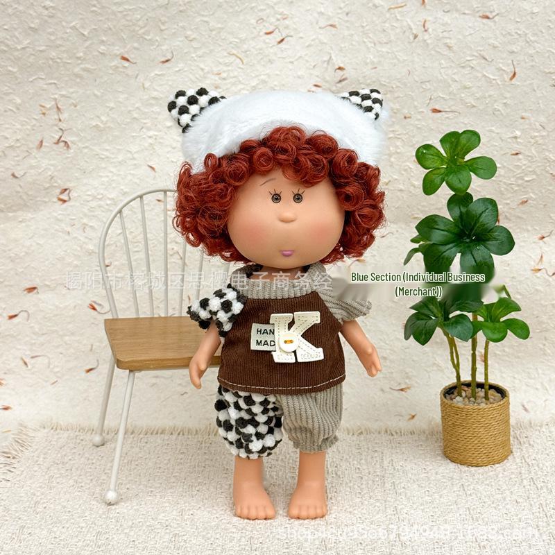 24cm Spanish Mia Potato Doll Dress-Up Set with Plush Outfit
