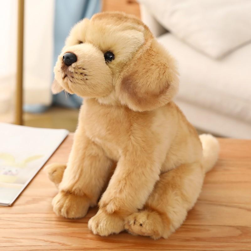 Simulation Maltese Dog Doll Dog Doll Cute Labrador Plush Toy Doll Bichon Dog Ornament