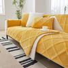 Solid Plaid Sofa Cover for Living Room Slipcover Sofa Couch Protective Cover Towel Anti-Slip Sofa Cushion Cover Mat 1/2/3/4 Seat